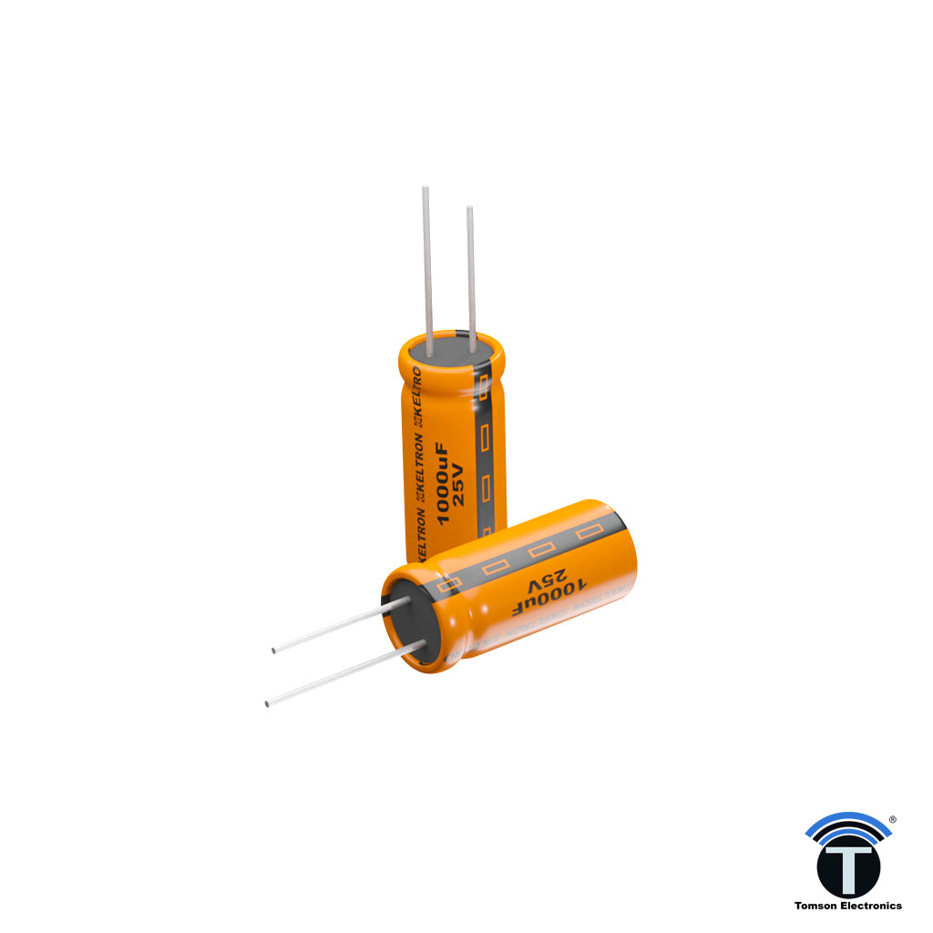 KELTRON 1000 uF/25 V Radial Electrolytic Capacitor KELTRON 1000 uF/25 V Radial Electrolytic Capacitor